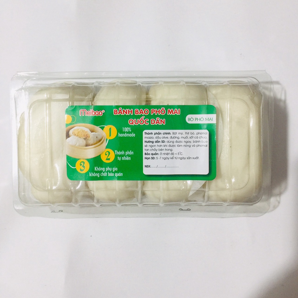 ( Combo 4 hộp ) Bánh bao phô mai quốc dân 4 vị ( ship hỏa tốc hà nội )