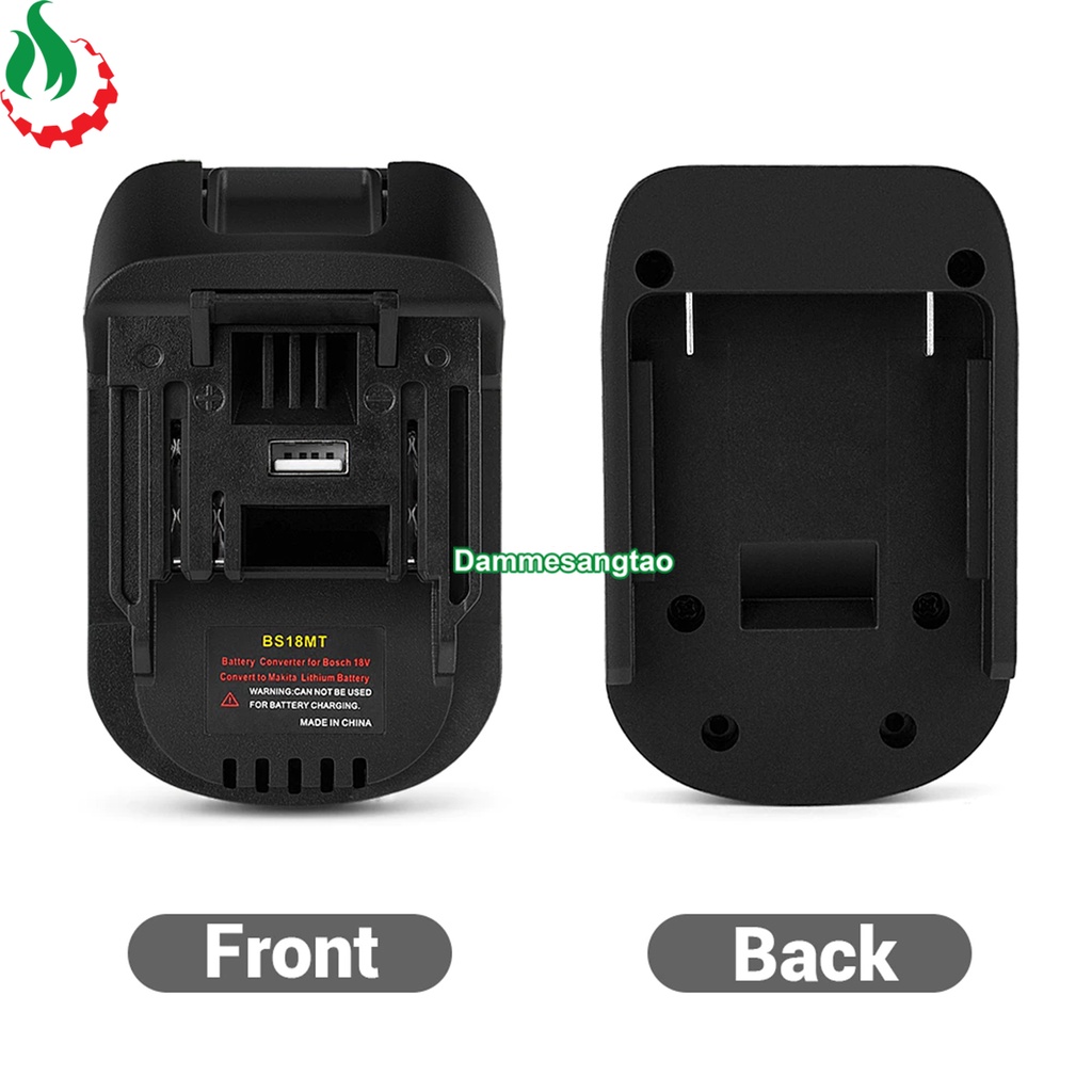 Đế chuyển Pin Bosch 18V sang máy Makita 18V
