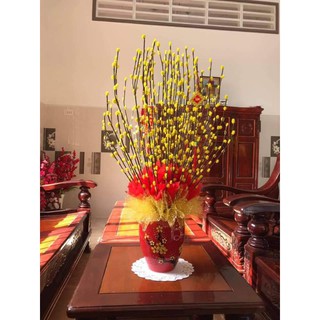 🌼 Bó 10 cành nụ tầm xuân handmade
