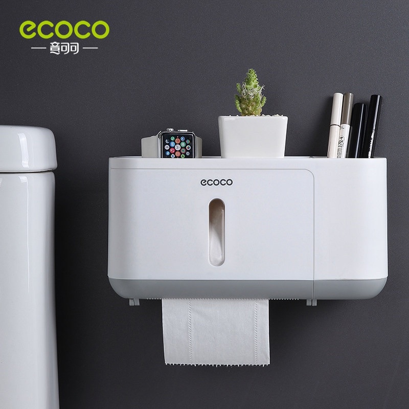 Hộp đựng giấy vệ sinh đa năng ECOCO 1808