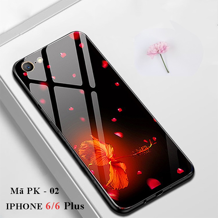 Ốp lưng iphone 6 plus 📢FREE SHIP📢 ốp lưng mặt kính iphone 6 plus và 6splus  in hình 3D, mặt kính 9H cực đẹp