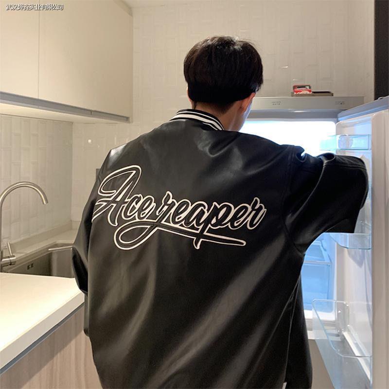 Áo khoác bóng chày Lei ngoại cỡ phong cách retro Mỹ mùa xuân thu đường phố cho nam