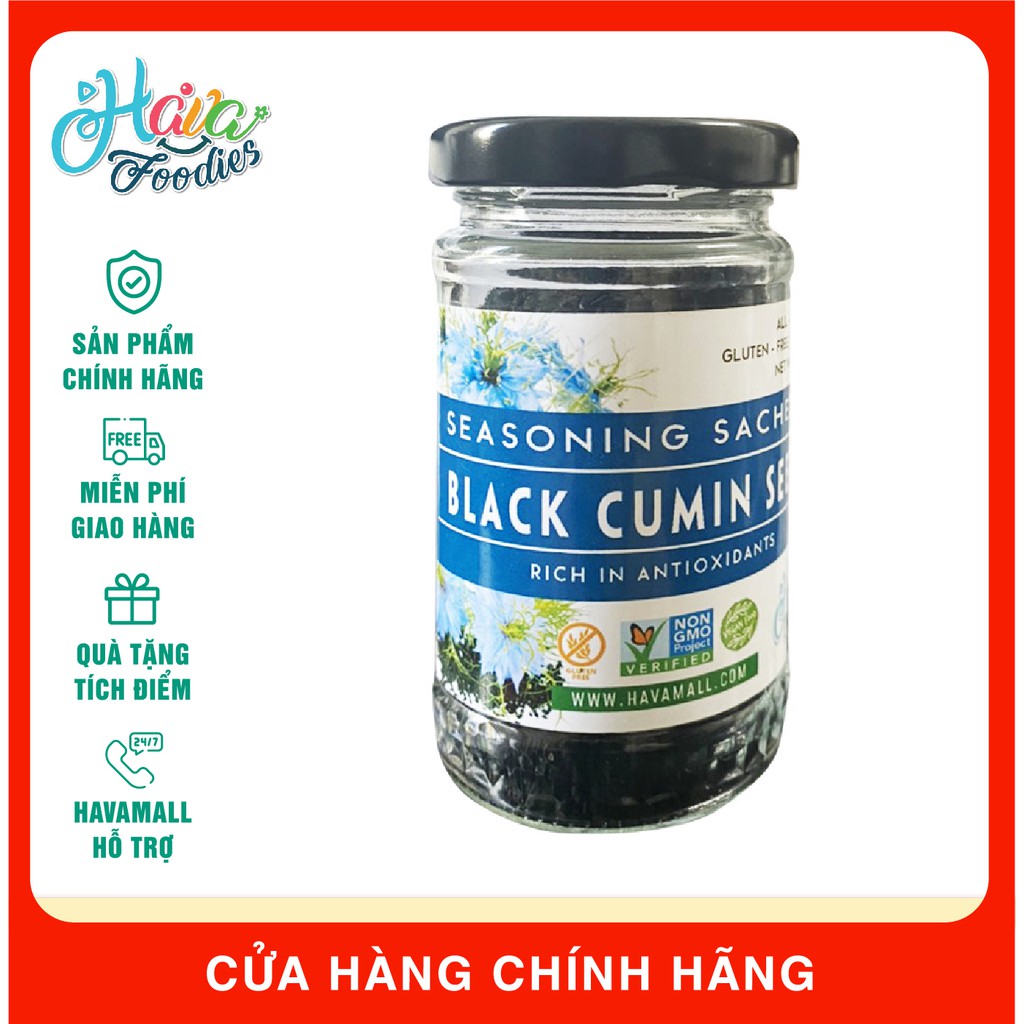 Hạt Thì Là Đen Hava Foodies - Black Cumin Seed