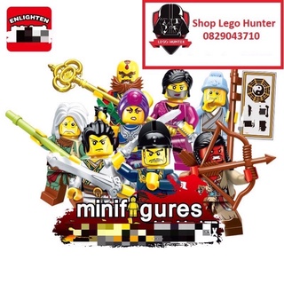 Xếp hình Minifigures Enlighten 1504 nhân vật Anh hùng võ lâm các môn phái