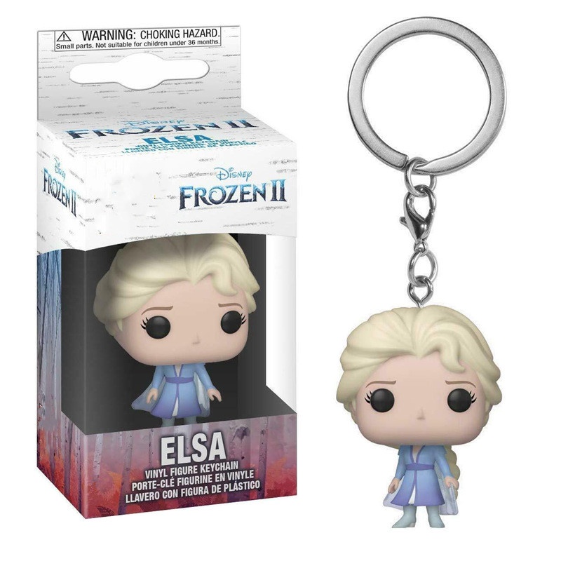 DISNEY Funko POP Móc Khóa Hình Nhân Vật Olaf Elsa Anna Trong Phim Frozen