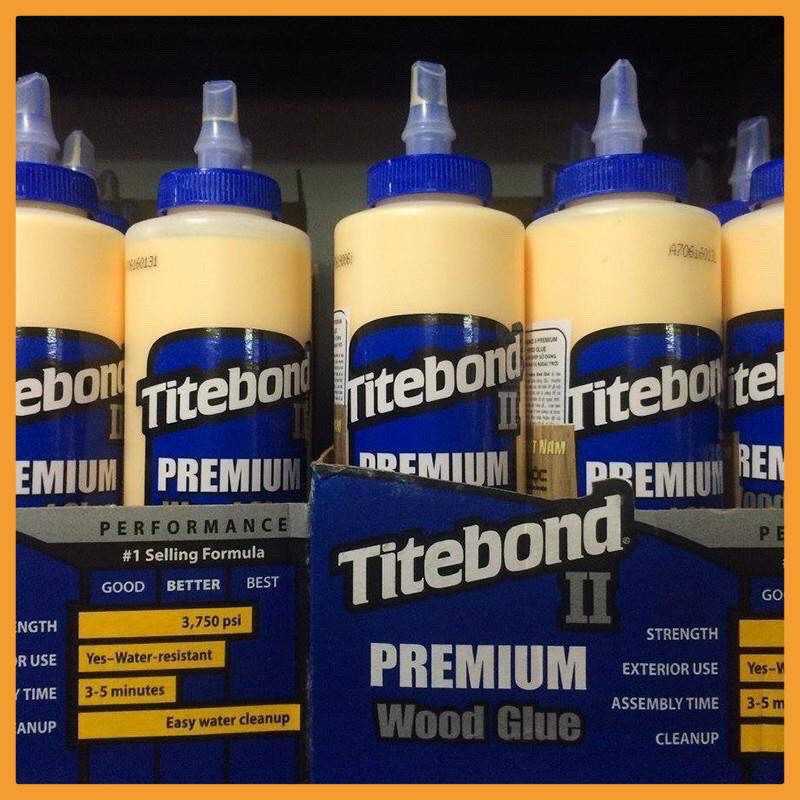 Keo dán gỗ nội ngoại thất Titebond II Premium Wood Glue 473ml