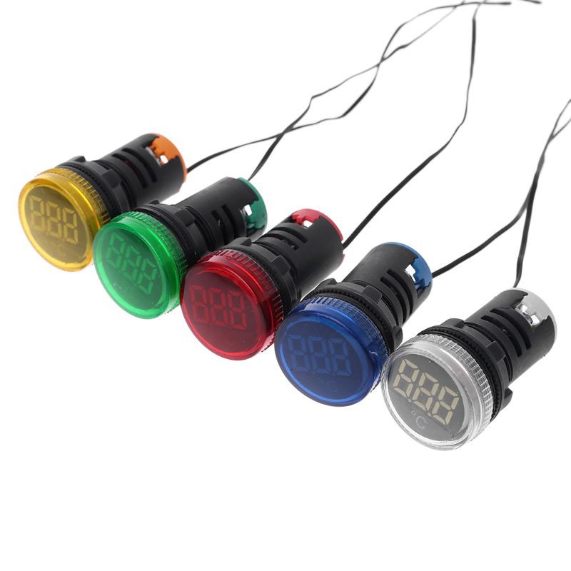 Đèn báo nhiệt kế Led 22mm AC 50-380V