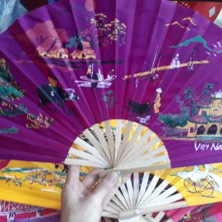 Quạt vải Huế thủ công