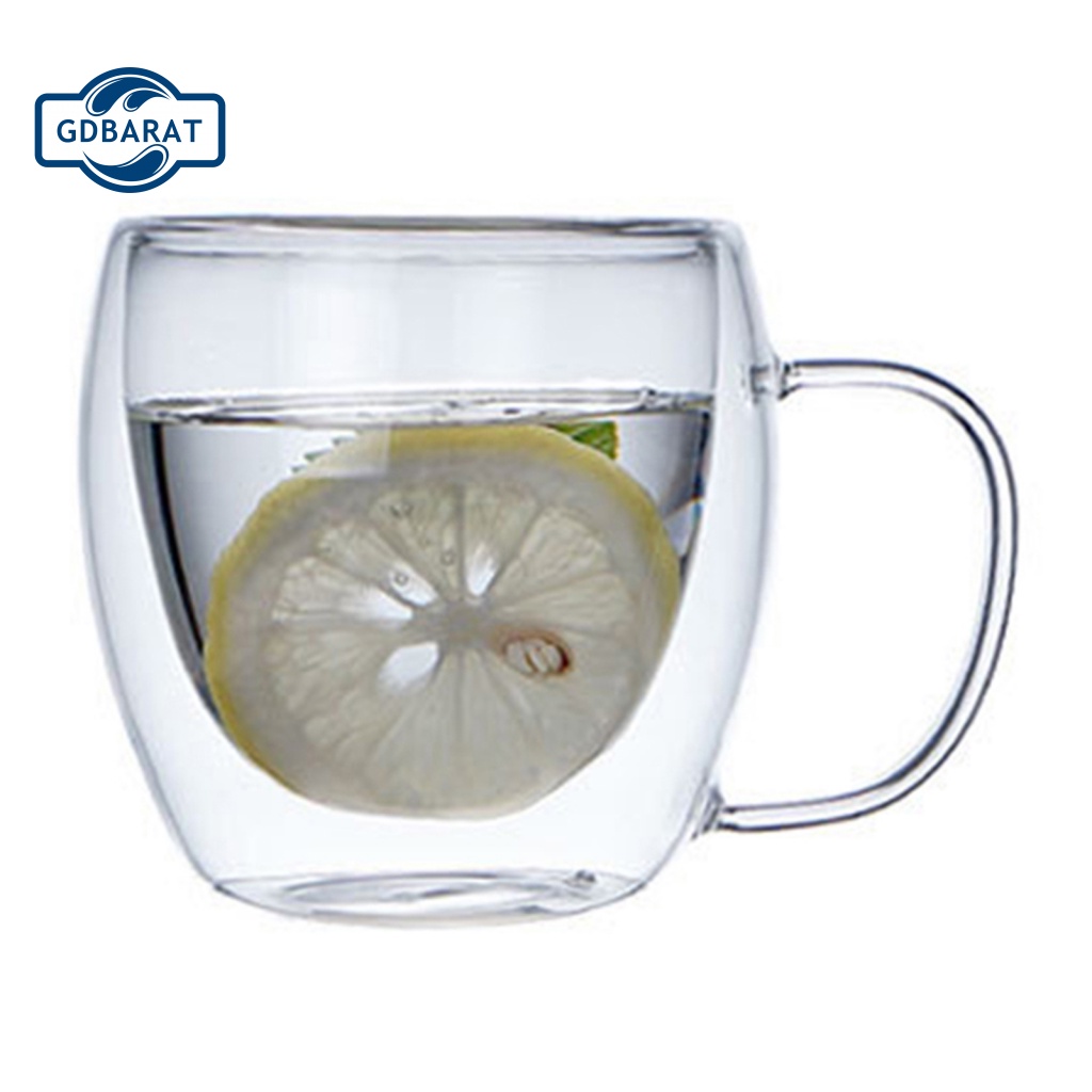 [NYCA Stock] Cốc Thủy Tinh Borosilicate Cách Nhiệt Tinh Tế