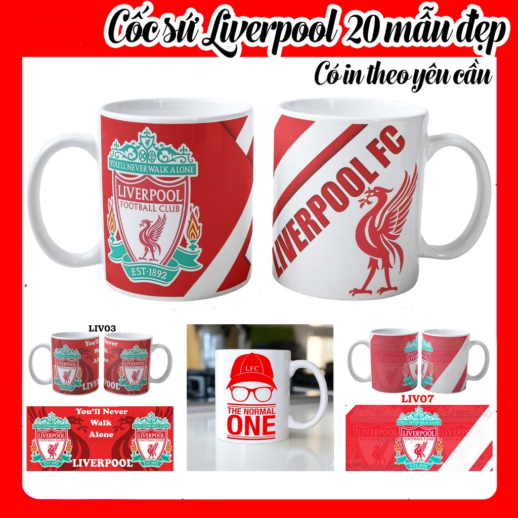 Cốc Sứ Liverpool, Ly Sứ Liverpool Nhiều Mẫu, Có In Theo Yêu Cầu