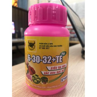 Phân bón đầu trâu NPK siêu ra hoa 6-30-32 .