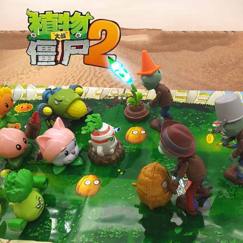 Set 2 mô hình nhân vật game Plants vs. Zombies