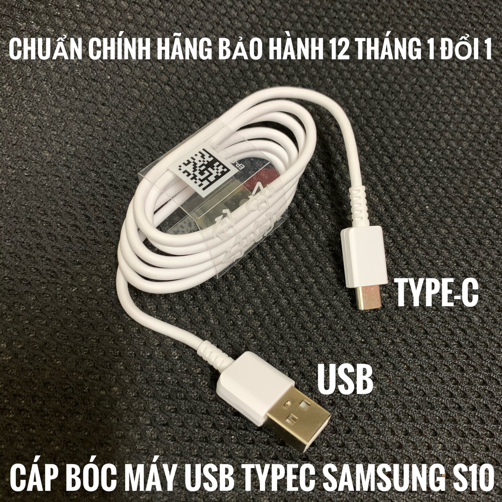 [Hàng Zin 100%] Cáp USB Type-C cho máy S10- độ dài 1m