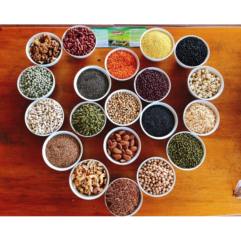 NGŨ CỐC DINH DƯỠNG NHÀ LÀM  (20 loại hạt)