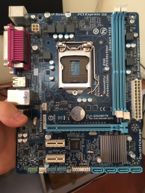 [Combo] Main Giga h61 và chip i3 3220 Tặng Fan CPU