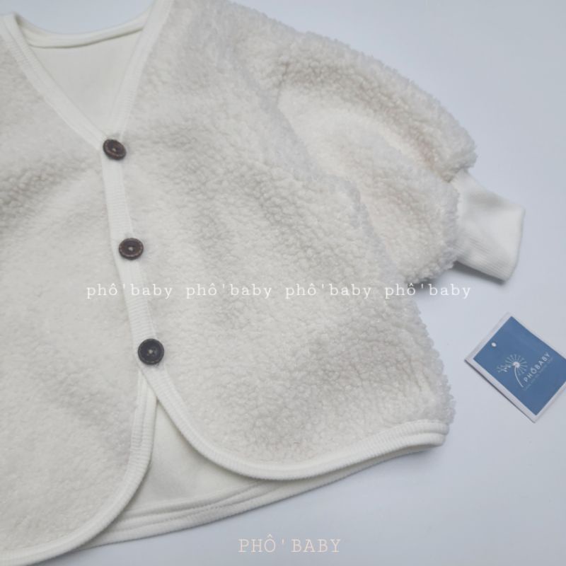 Áo khoác lông dày dặn mềm mịn