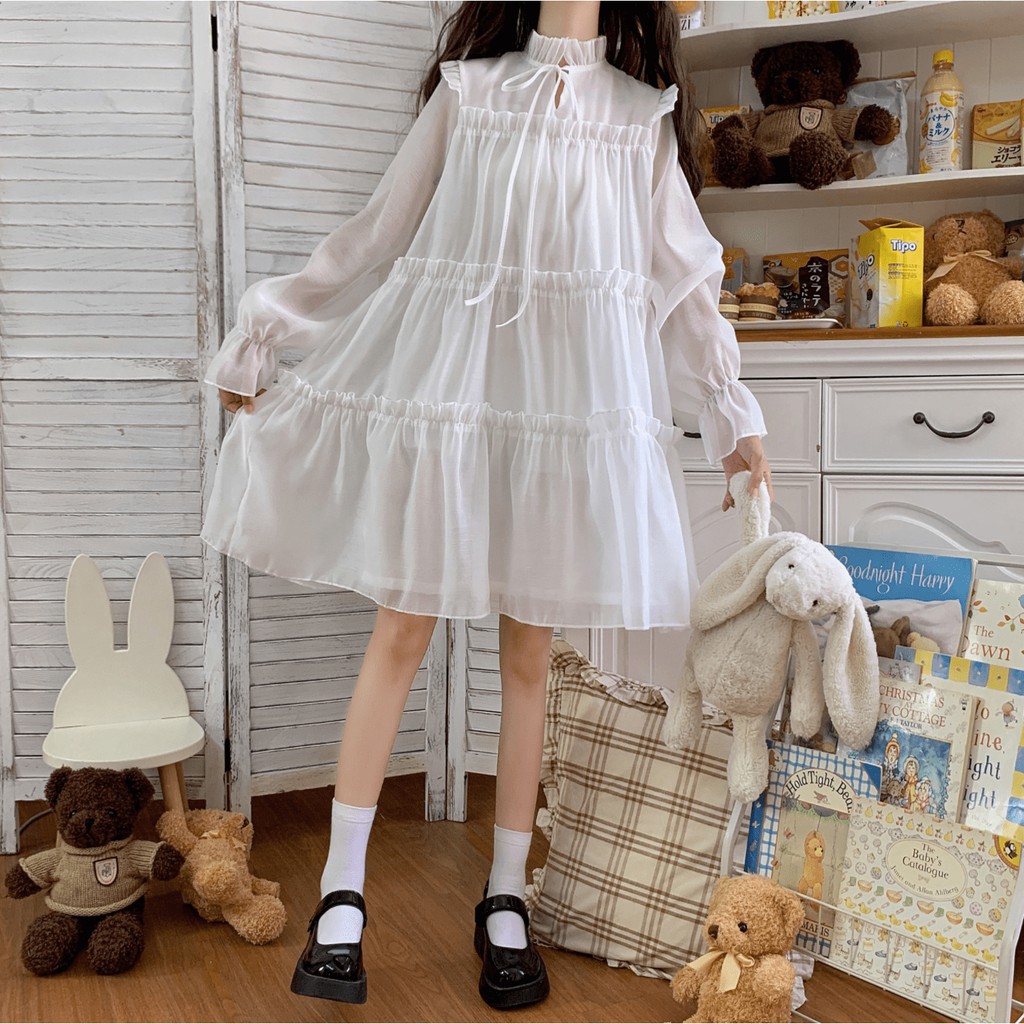 | ĐẦM LOLITA VÁY VOAN BÈO TẦNG BỒNG BỀNH - ĐẦM KỶ YẾU | BigBuy360 - bigbuy360.vn