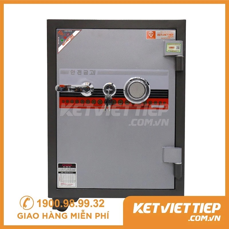 Két sắt Việt Tiệp KV619 Khóa Cơ Đổi Mã Chính Hãng Dùng Cho Gia Đình, Văn Phòng Miễn Phí Giao Hàng Toàn Quốc