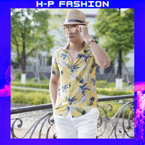 Áo Sơ Mi Nam Ngắn Tay  𝐅𝐑𝐄𝐄 𝐒𝐇𝐈𝐏  Sơ Mi Nam Đẹp Co Giãn Thời Trang Hpfashion - SMN100