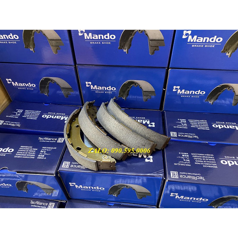 BỘ MÁ PHANH SAU XE I10 GRAND 2014  - 2020 HÀNG MANDO HÀN QUỐC