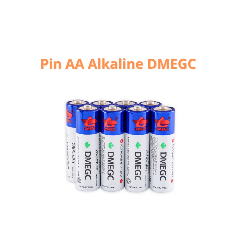 PIN DMEGC ALKALINE DUNG LƯỢNG CHUẨN SỬ DỤNG CHO CHUỘT MÁY TÍNH, BÀN PHÍM, REMOTE, KHÓA ĐIỆN TỪ