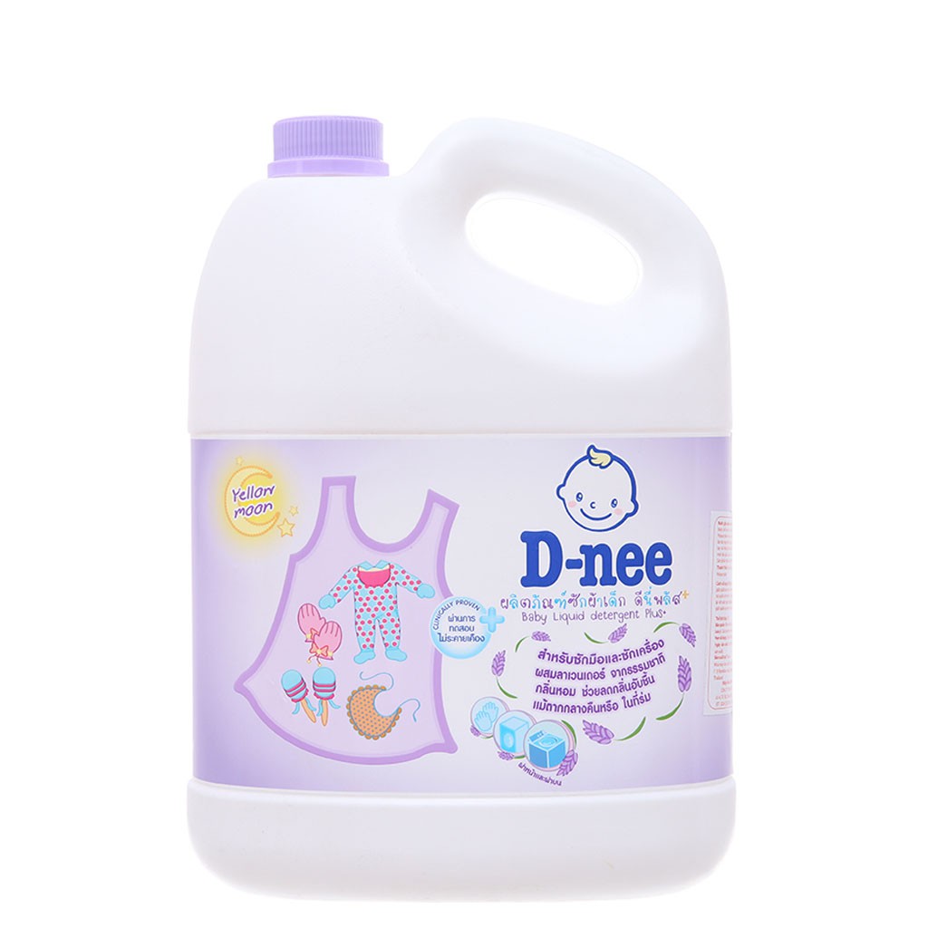 Nước Giặt Xả Cho Bé D-nee Yellory Moon Chai 3000ml (Dnee Tím)