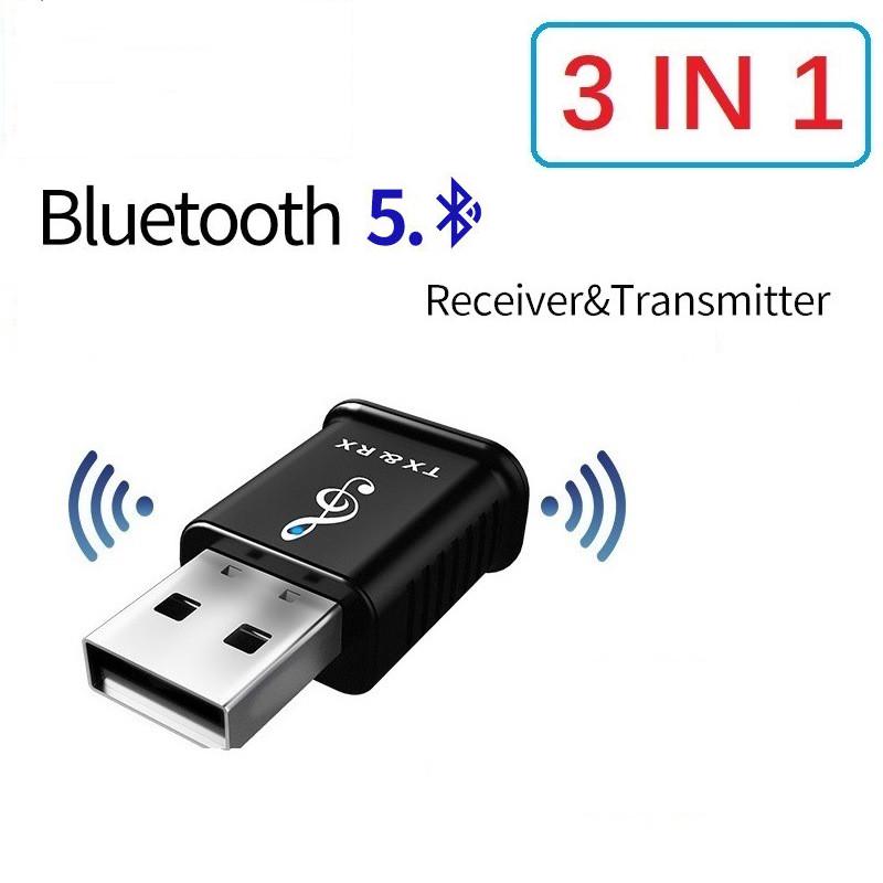 Thiết Bị Thu Phát Âm Thanh Bluetooth 5.0 2 Trong 1 Aux Rca Usb 3.5mm Mini Cho Tv / Pc / Xe Hơi