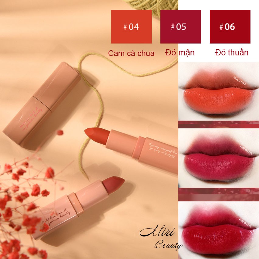 Set trang điểm bảng phấn mắt và 3 màu son HOLDLIVE Chocochoke Pink Sweet Perfect Suit | BigBuy360 - bigbuy360.vn