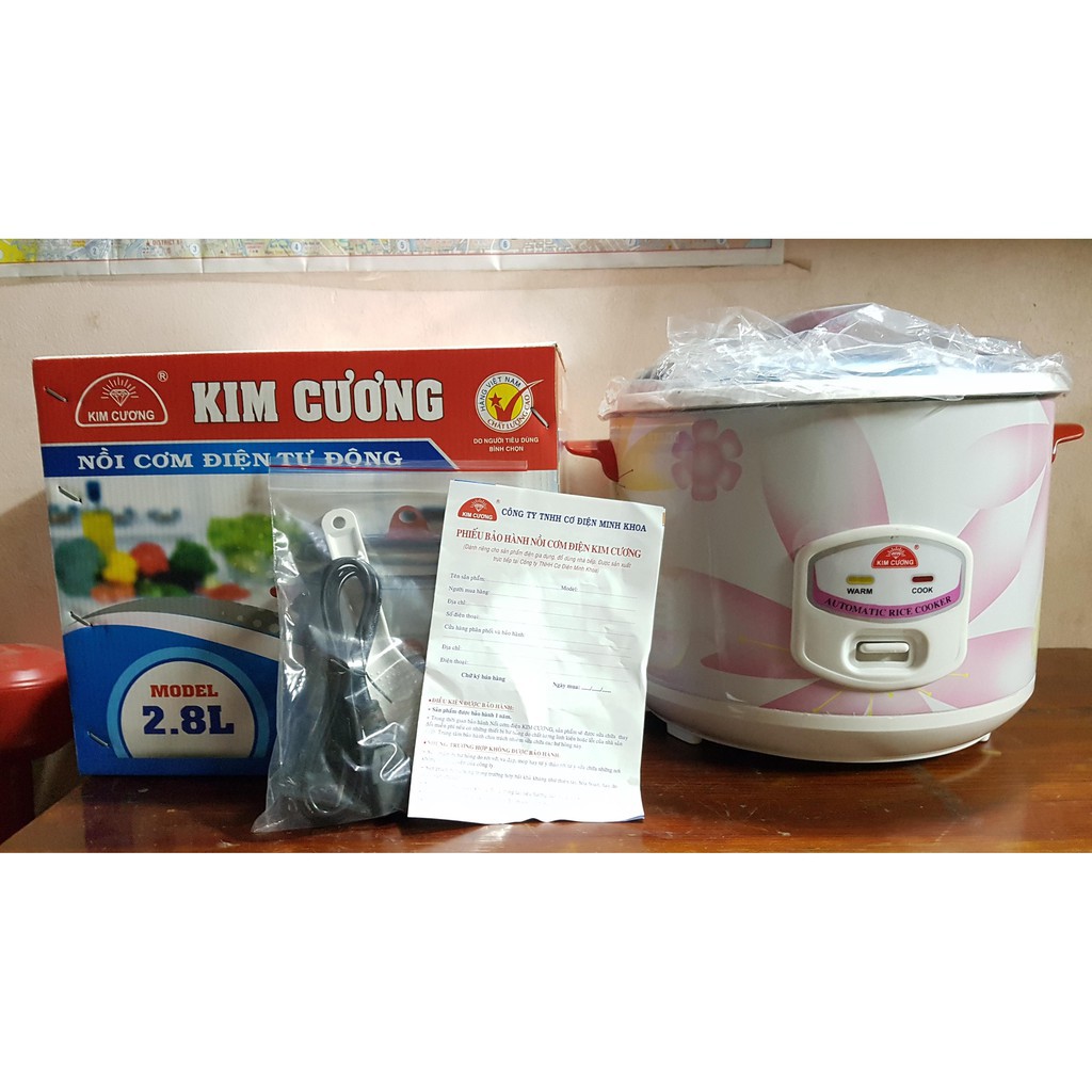 Nồi cơm điện kim cương 2,8 lít nắp rời