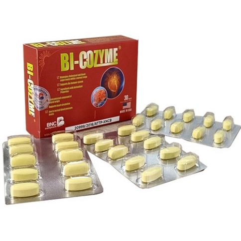Viên uống Bi-Cozyme giảm nguy cơ tắc mạch máu, nhồi máu cơ tim