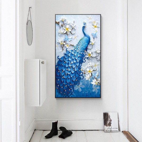 Bộ tranh đính đá 5D tự làm hình công đẹp mắt kèm phụ kiện