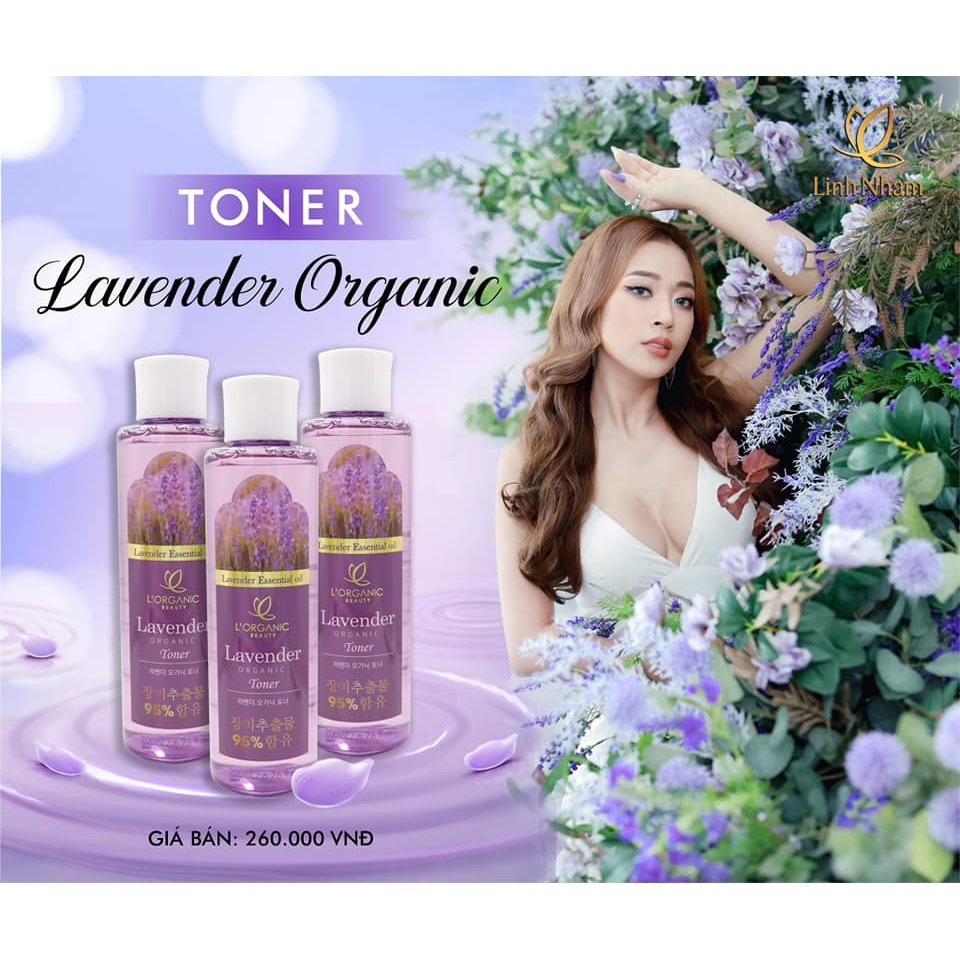 Nước hoa hồng Lavender Organic Linh Nhâm