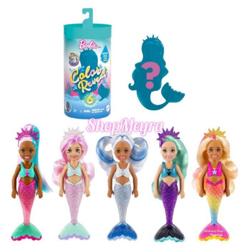 Búp Bê Barbie Hình Nàng Tiên Cá Nhiều Màu Sắc Dễ Thương