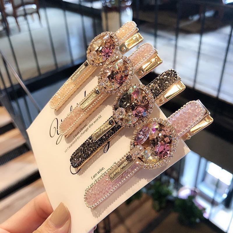 Kẹp tóc nữ đính đá thời trang Hàn Quốc xinh xắn