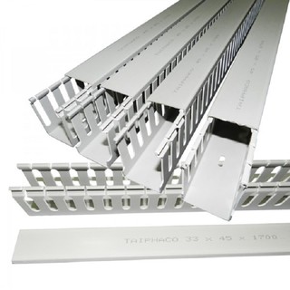 Máng nhựa lắp tủ điện 25x25 - 25x45 - 33x33 - 33x45 - 45x45 - 45x65 - 65x65 dài 85cm