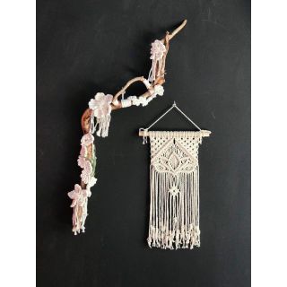 Tranh macramé ❤️FREESHIP❤️ tranh tết dây hình hoa sen