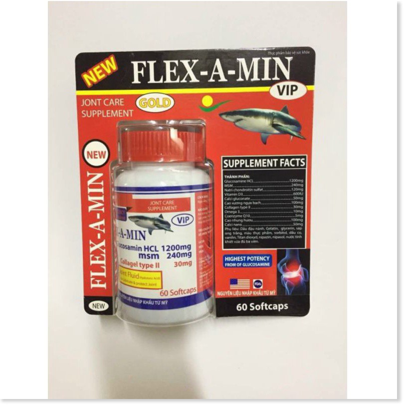 FLEX AMIN giảm các triệu chứng đau xương khớp
