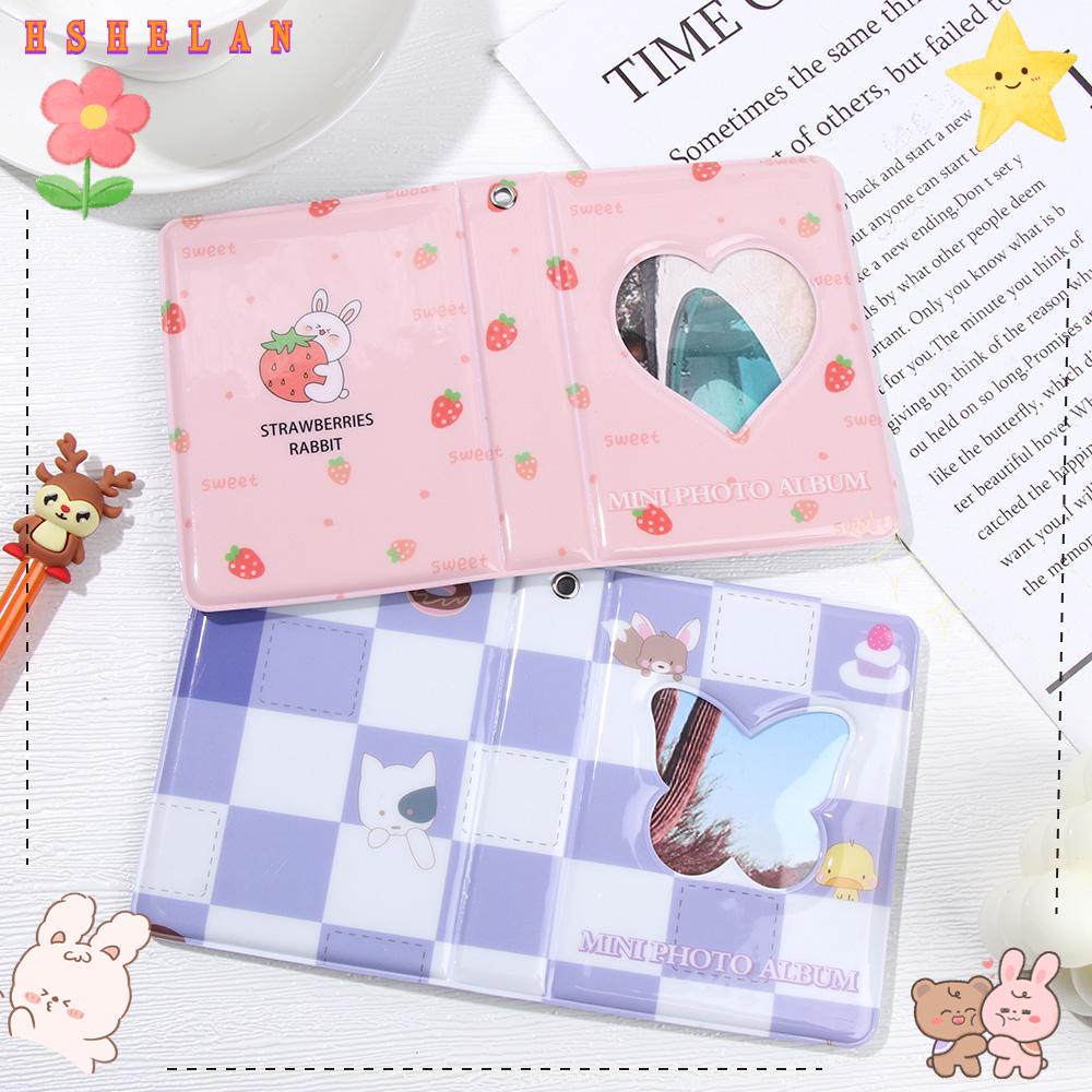 Album đựng ảnh thiết kế bìa cắt trái tim rỗng chất lượng cao tùy chọn họa tiết