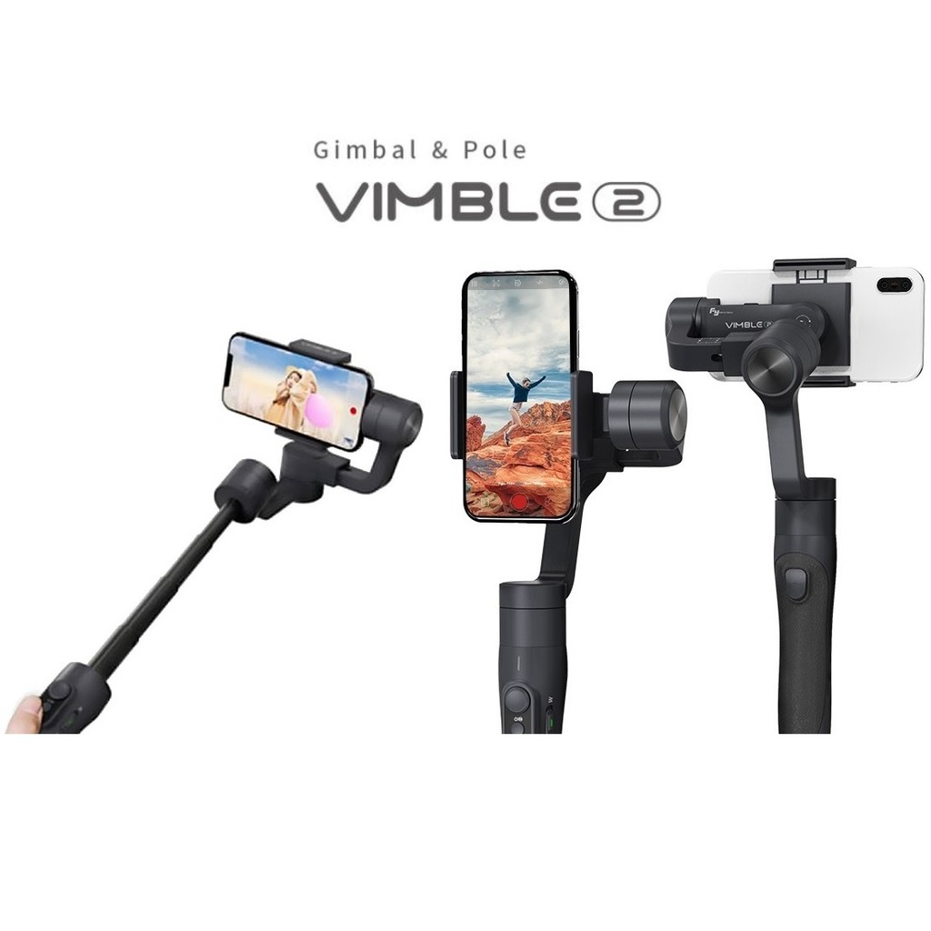 Gimbal Feiyu Tech Vimble 2S Tay Cầm Chống Rung Cho Điện Thoại  - Hàng Chính Hãng