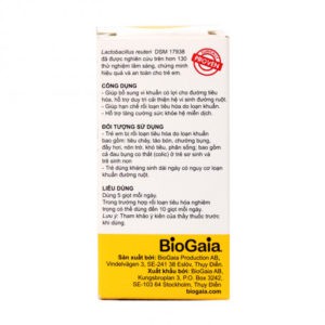 [ Chính Hãng ] Men Vi Sinh Biogaia Protectis Baby Drops Men Uống - Lọ 5ml