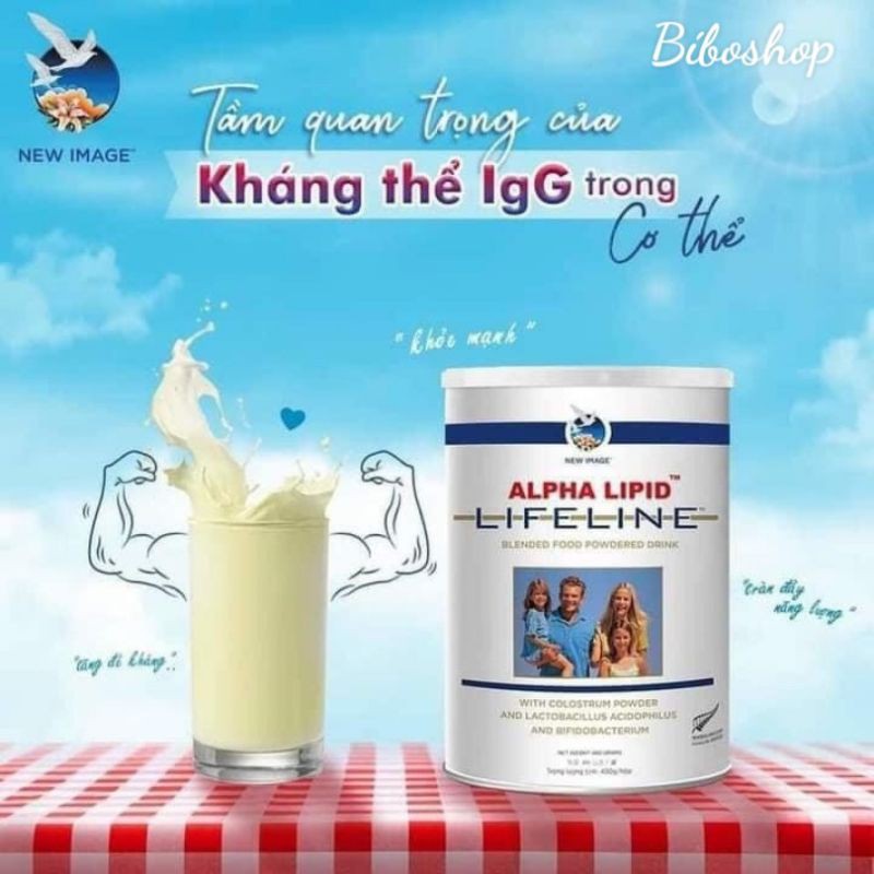 SỮA NON ALPHA LIPID LIFELINE 450G CỦA NEW ZEALAND NHẬP KHẨU CHÍNH HÃNG, ĐÚNG GIÁ CÔNG TY