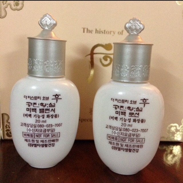 Chai hoa hồng Whoo trắng, nước hoa hồng dưỡng trắng thành phần thiên nhiên 20ml | BigBuy360 - bigbuy360.vn