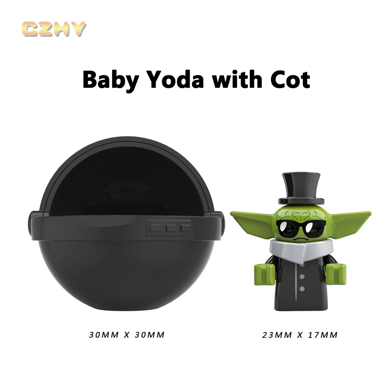 Mô Hình Đồ Chơi Lắp Ráp Hình Baby Yoda