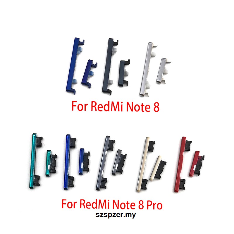 Bộ nút âm lượng + nút bấm nguồn/ tắt/ mở thay thế chuyên dụng cho Xiaomi Redmi Note 7 Pro Redmi Note 8 9 9S Pro