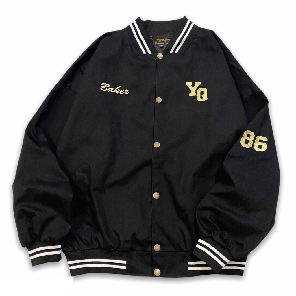 Áo Bomber YQ 86 nam nữ chất kaki form unisex phong cách Hàn Quốc