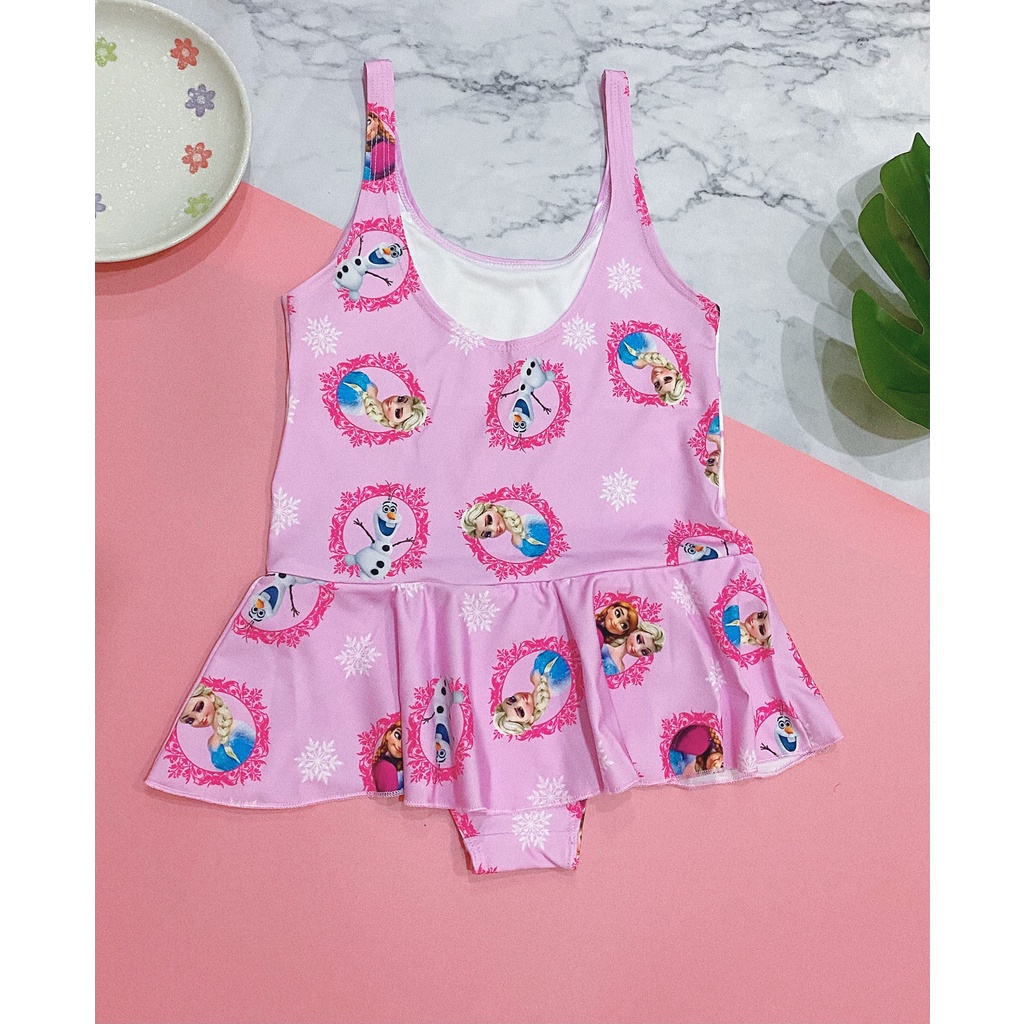 [SIZE 15kg - 33kg]- Đồ bơi bé gái hình elsa nữ hoàng băng giá - cô chủ nhỏ chuyên sỉ