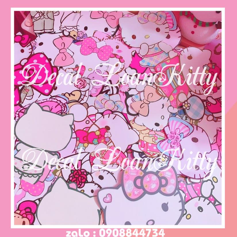 🌸LoanKitty🌸10hìnhHello kitty Decal dán tường, tranh dán tường, tranh trang trí decor phòng