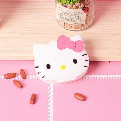 Hộp chia thuốc/ hộp phụ kiện Hello Kitty KT167