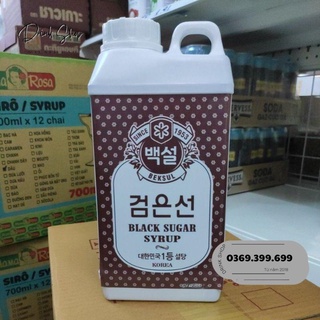 Syrup đường đen Black Sugar - Chai 1kg
