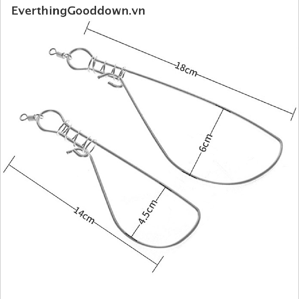 Everthinggooddown Dụng Cụ Câu Cá Bằng Thép Không Gỉ 14 / 18CM